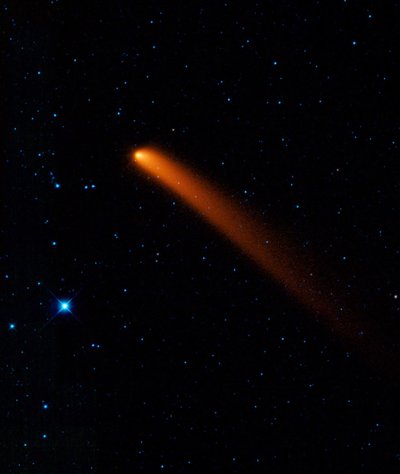 Infrared image of Comet Siding Spring (C2007 Q3) by National Aeronautics and Space Administration National Aeronautics and Space Administration